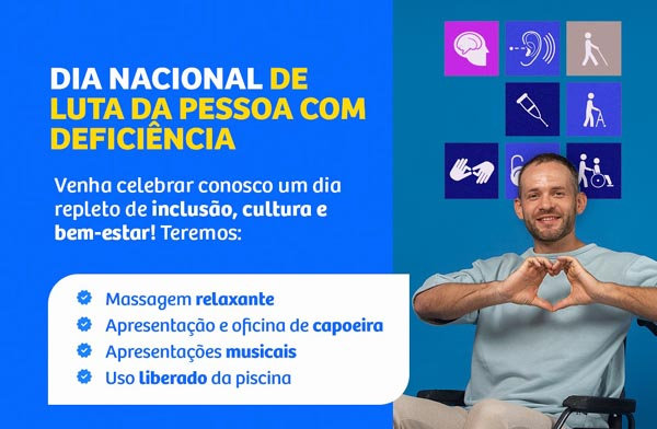 Celebração do Dia Nacional de Luta da Pessoa com Deficiência terá ação no Pinheirinho